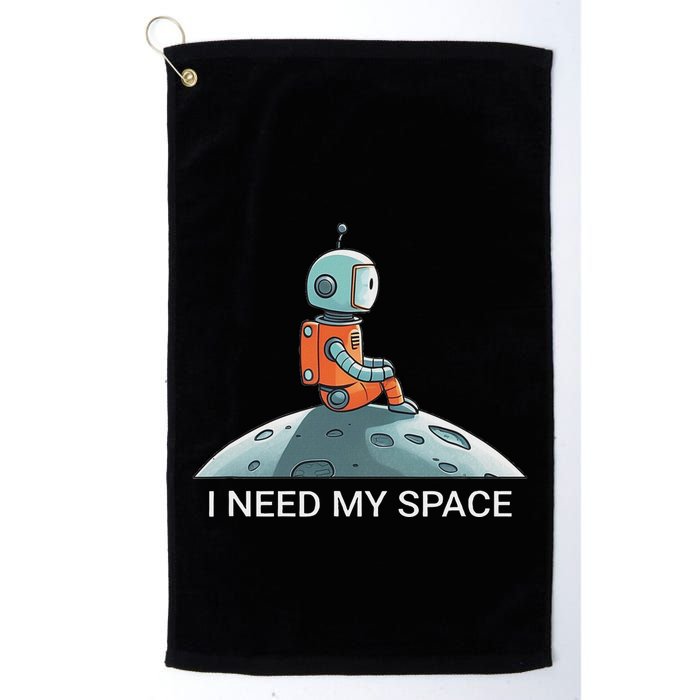 I Need Space Graphic Saying Golf Towel