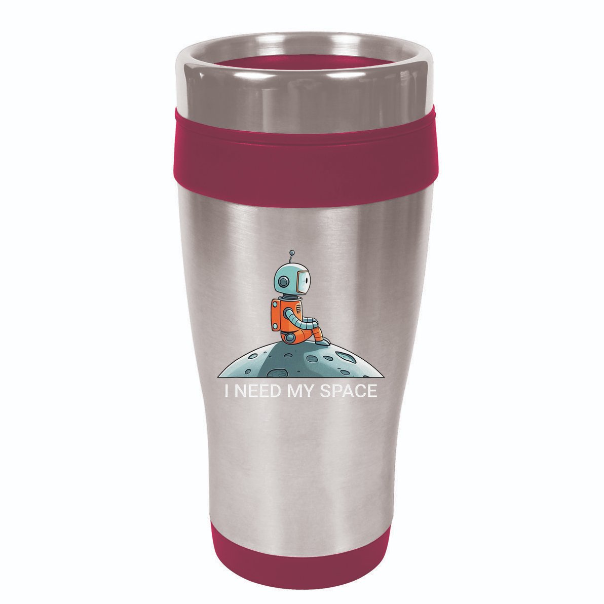 I Need Space Graphic Saying 16oz Travel Tumbler