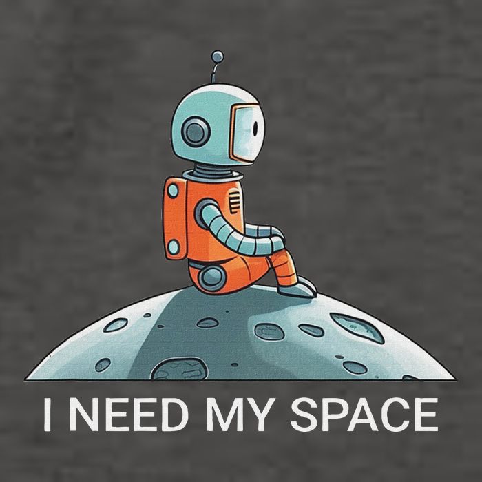 I Need Space Graphic Saying Vector Backpack