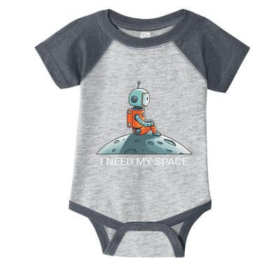 I Need Space Graphic Saying Infant Baby Jersey Bodysuit