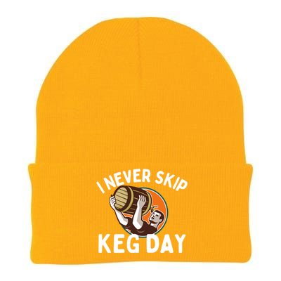 I Never Skip Keg Day Cool Gift Funny Beer Ing Joke Gift Knit Cap Winter Beanie