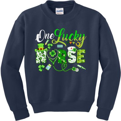 Irish Nurse Stethoscope Scrub St Patricks Day Nurses Women Love Kids Sweatshirt