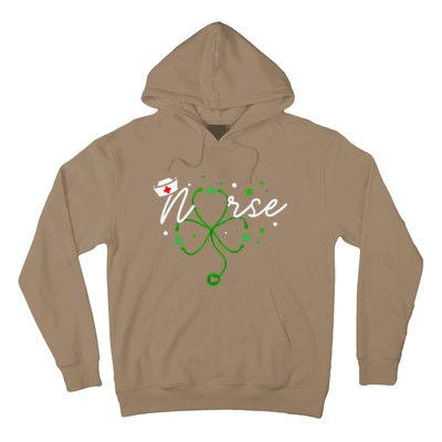 Irish Nurse Stethoscope Scrub St Patricks Day Nurses Hoodie