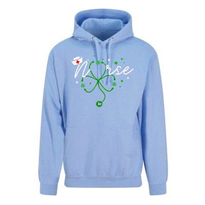 Irish Nurse Stethoscope Scrub St Patricks Day Nurses Unisex Surf Hoodie