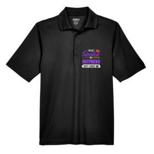 Im Not Spoiled My Boyfriend Just Loves Me | Girlfriend Gift Men's Origin Performance Pique Polo