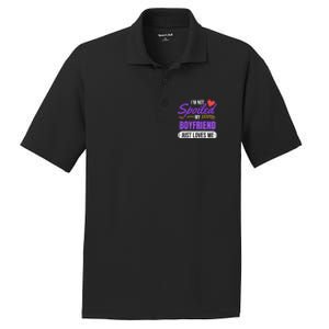 Im Not Spoiled My Boyfriend Just Loves Me | Girlfriend Gift PosiCharge RacerMesh Polo