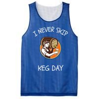 I Never Skip Keg Day Great Gift Funny Beer Ing Joke Gift Mesh Reversible Basketball Jersey Tank