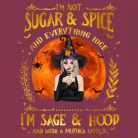 I'm Not Sugar And Spice And Everything Nice I'm Sage Hood 16oz Travel Tumbler