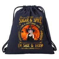 I'm Not Sugar And Spice And Everything Nice I'm Sage Hood Drawstring Bag