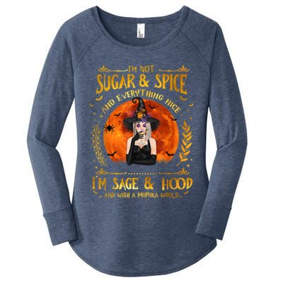 I'm Not Sugar And Spice And Everything Nice I'm Sage Hood Women's Perfect Tri Tunic Long Sleeve Shirt