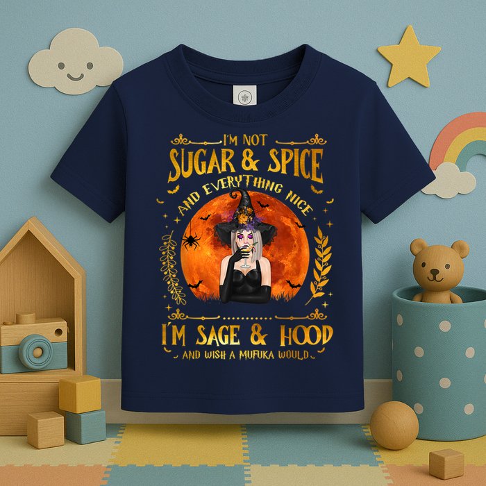 I'm Not Sugar And Spice And Everything Nice I'm Sage Hood Toddler T-Shirt