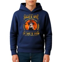 I'm Not Sugar And Spice And Everything Nice I'm Sage Hood Kids Hoodie