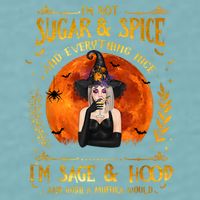 I'm Not Sugar And Spice And Everything Nice I'm Sage Hood Sueded Cloud Jersey T-Shirt