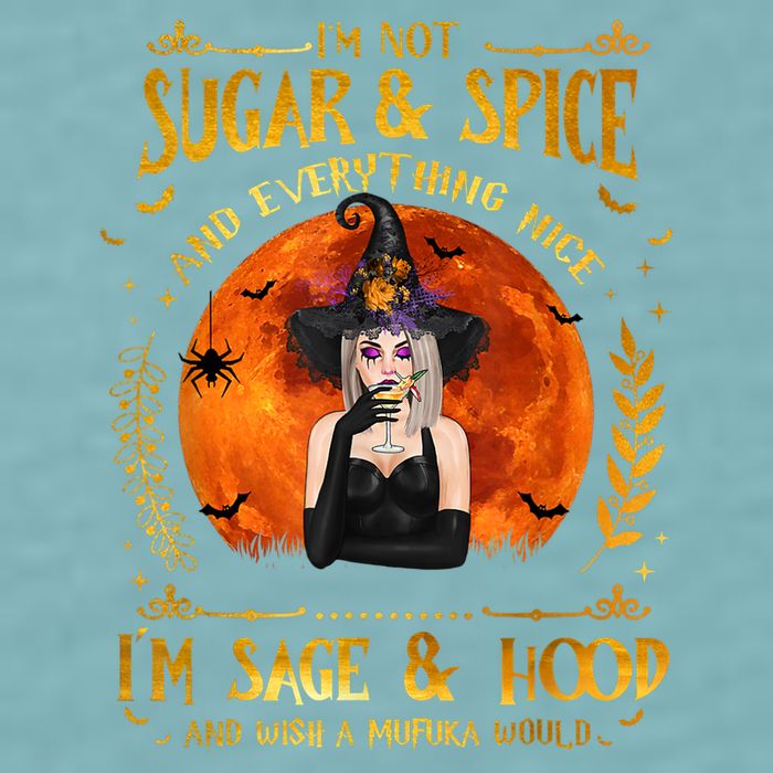 I'm Not Sugar And Spice And Everything Nice I'm Sage Hood Sueded Cloud Jersey T-Shirt