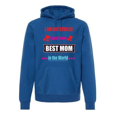 I'm Not Spoiled I Just Have Best Mom In The World Great Gift Premium Hoodie