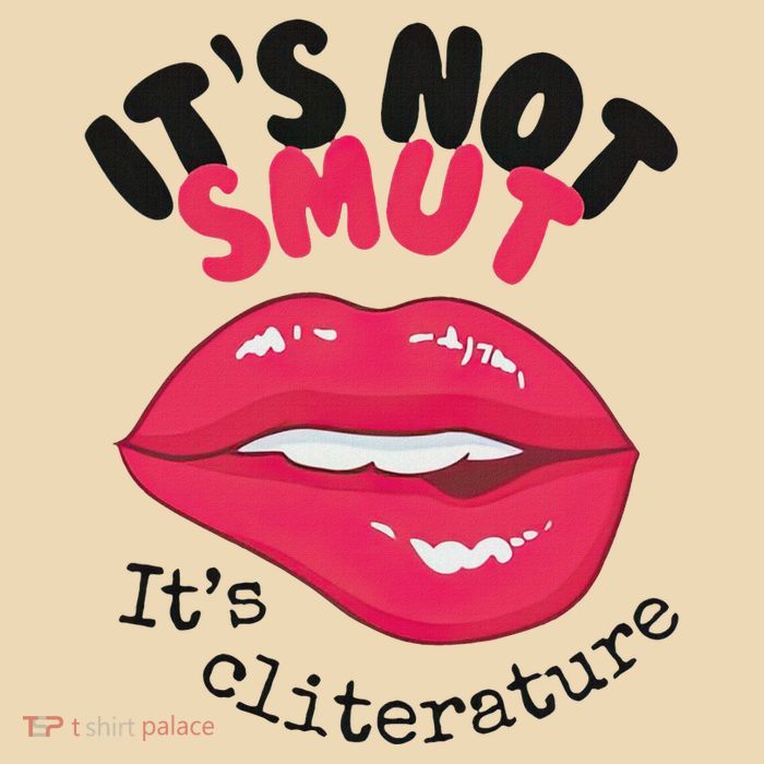 ItS Not Smut ItS Cliterature Graphic Drawstring Bag