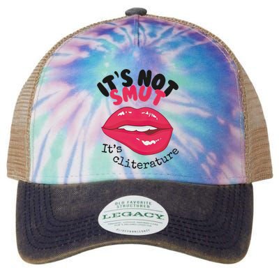 ItS Not Smut ItS Cliterature Graphic Legacy Tie Dye Trucker Hat