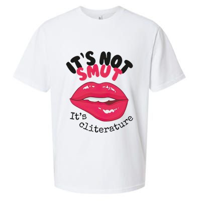 ItS Not Smut ItS Cliterature Graphic Sueded Cloud Jersey T-Shirt
