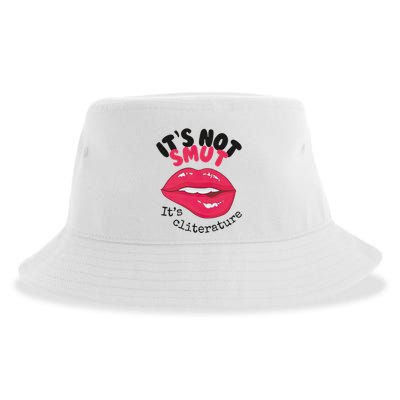 ItS Not Smut ItS Cliterature Graphic Sustainable Bucket Hat