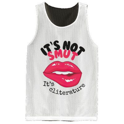 ItS Not Smut ItS Cliterature Graphic Mesh Reversible Basketball Jersey Tank