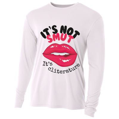 ItS Not Smut ItS Cliterature Graphic Cooling Performance Long Sleeve Crew