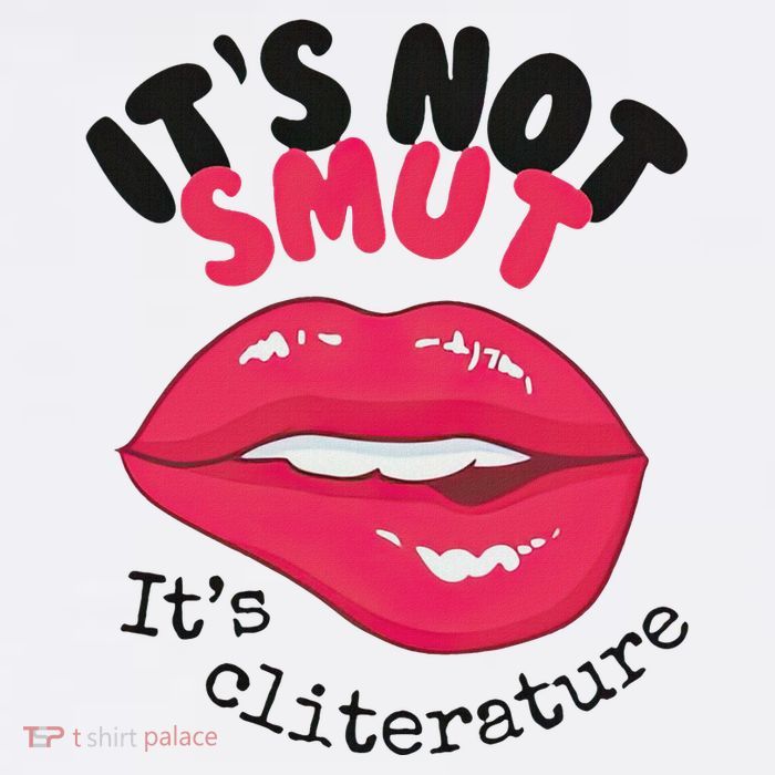 ItS Not Smut ItS Cliterature Graphic Cooling Performance Long Sleeve Crew
