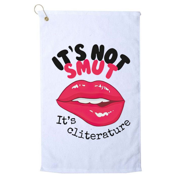 ItS Not Smut ItS Cliterature Graphic Golf Towel