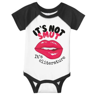ItS Not Smut ItS Cliterature Graphic Infant Baby Jersey Bodysuit