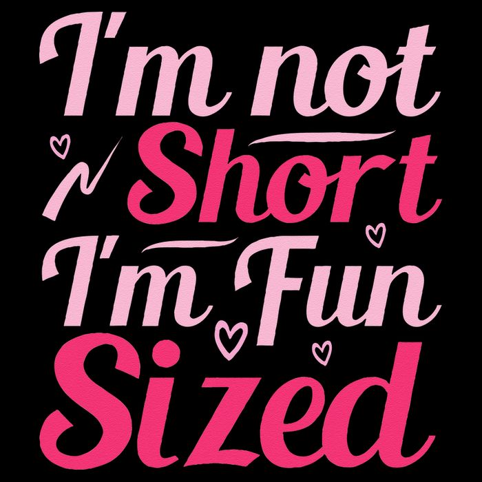 Im Not Short Im Fun Sized Drawstring Bag