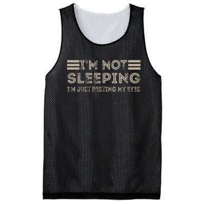 IM Not Sleeping IM Just Resting My Eyes Mesh Reversible Basketball Jersey Tank