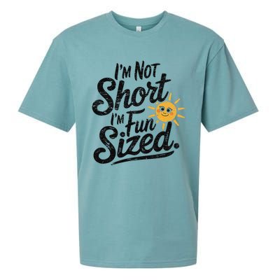 IM Not Short IM Fun Sized Funny Short People Sarcastic Sueded Cloud Jersey T-Shirt