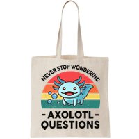 I Never Stop Axolotl Question Wondering Kids Axolotl Bag