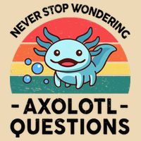 I Never Stop Axolotl Question Wondering Kids Axolotl Bag