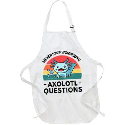 I Never Stop Axolotl Question Wondering Kids Axolotl Apron
