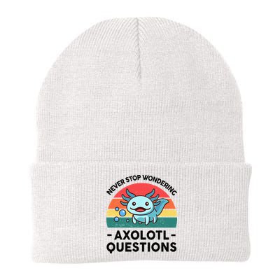 I Never Stop Axolotl Question Wondering Kids Axolotl Beanie