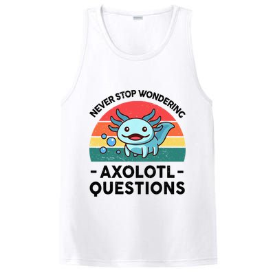 I Never Stop Axolotl Question Wondering Kids Axolotl PosiCharge Competitor Tank