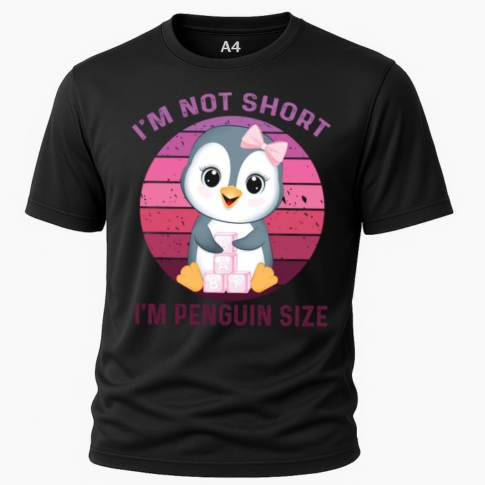 I'm Not Short I'm Penguin Size Cute Penguin Lover Cooling Performance Crew T-Shirt