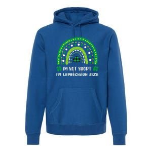 I'm Not Short Leprechaun Rainbow Plaid St Patrick's Day Meaningful Gift Premium Hoodie