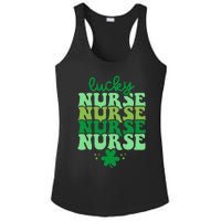 Irish Nurse St Patricks Day Shamrock Stethocsope Ladies PosiCharge Competitor Racerback Tank