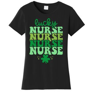 Irish Nurse St Patricks Day Shamrock Stethocsope Women's T-Shirt