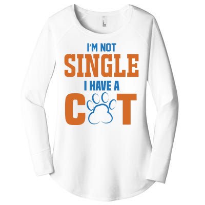 I'm Not Single I Have A Cat Women's Perfect Tri Tunic Long Sleeve Shirt