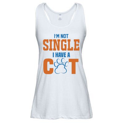 I'm Not Single I Have A Cat Ladies Essential Flowy Tank