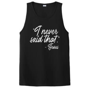 I Never Said That Jesus Funny God Christian Women PosiCharge Competitor Tank