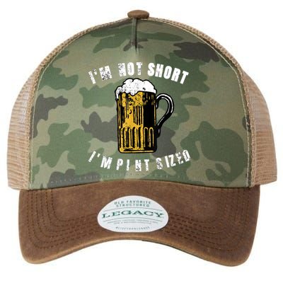 IM NOT SHORT IM PINT SIZED FUNNY SAINT PATRICKS DAY Legacy Tie Dye Trucker Hat