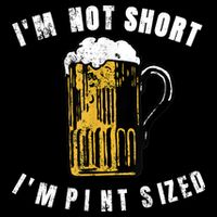 IM NOT SHORT IM PINT SIZED FUNNY SAINT PATRICKS DAY Impact Tech Backpack