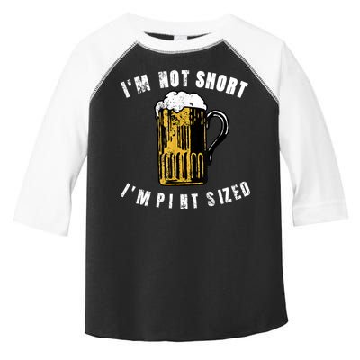 IM NOT SHORT IM PINT SIZED FUNNY SAINT PATRICKS DAY Toddler Fine Jersey T-Shirt