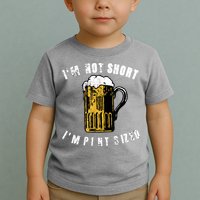 IM NOT SHORT IM PINT SIZED FUNNY SAINT PATRICKS DAY Toddler T-Shirt