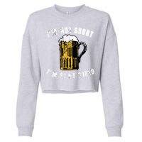 IM NOT SHORT IM PINT SIZED FUNNY SAINT PATRICKS DAY Cropped Pullover Crew