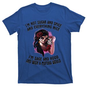 Im Not Sugar Spice And Everything Nice Sugar Skull Funny T-Shirt