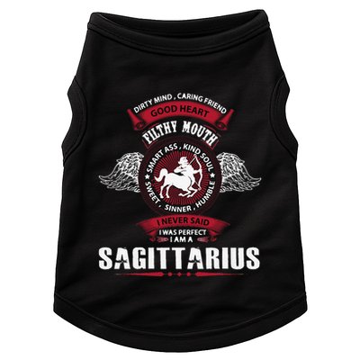 I Never Said I Was Perfect I Am A Sagittarius Doggie Tank